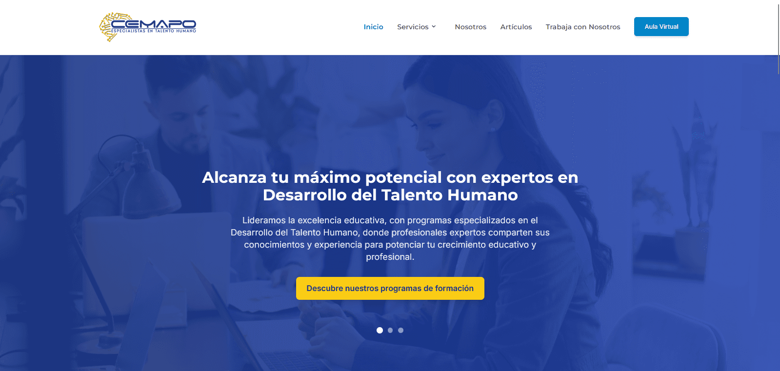 CEMAPO - Diseño web en Ambato, Ecuador