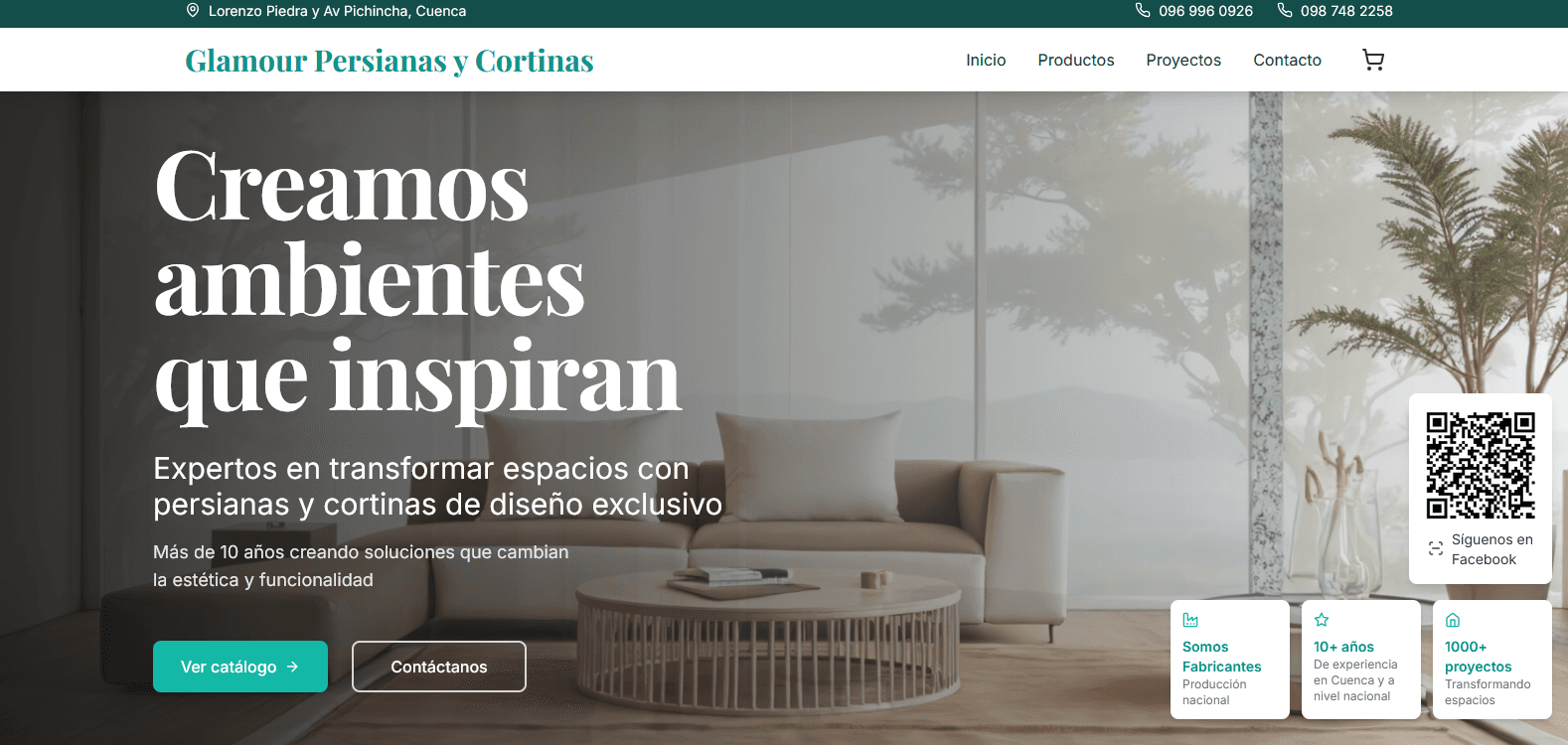 Glamour - Diseño web en Cuenca, Ecuador